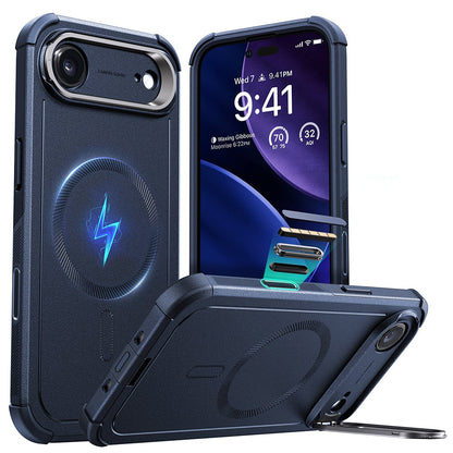 MagSafe-skal för Apple iPhone 17 Air, ESR, Cyber Armor Kickstand, Blå