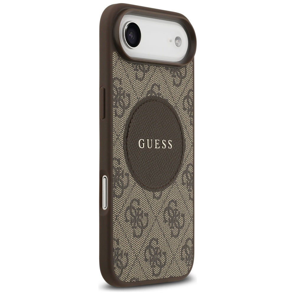MagSafe-skal för Apple iPhone 17 Air, Guess, 4G Circle Classic Logo, Brun