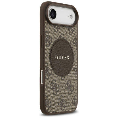 MagSafe-skal för Apple iPhone 17 Air, Guess, 4G Circle Classic Logo, Brun