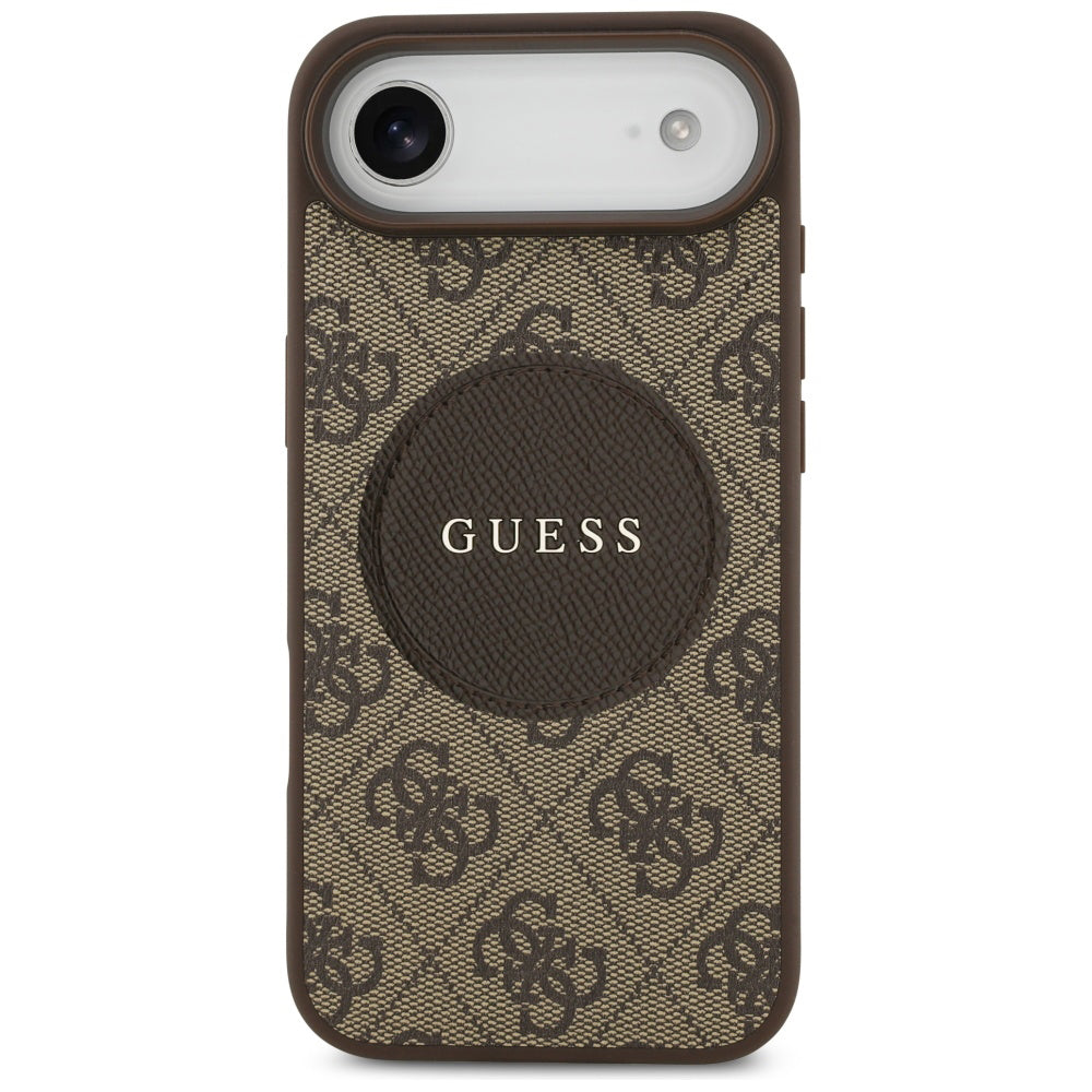 MagSafe-skal för Apple iPhone 17 Air, Guess, 4G Circle Classic Logo, Brun