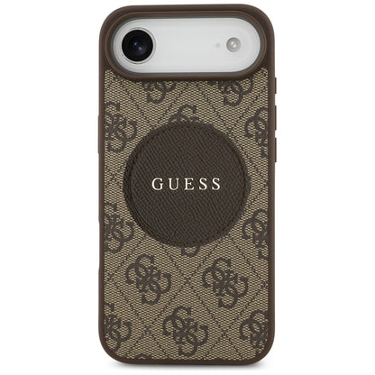 MagSafe-skal för Apple iPhone 17 Air, Guess, 4G Circle Classic Logo, Brun
