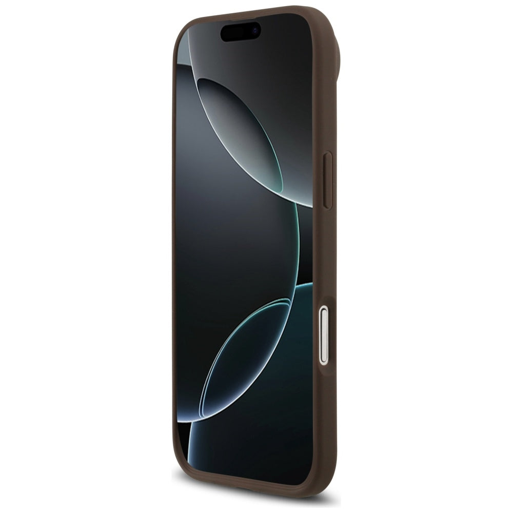MagSafe-skal för Apple iPhone 17 Air, Guess, 4G Circle Classic Logo, Brun