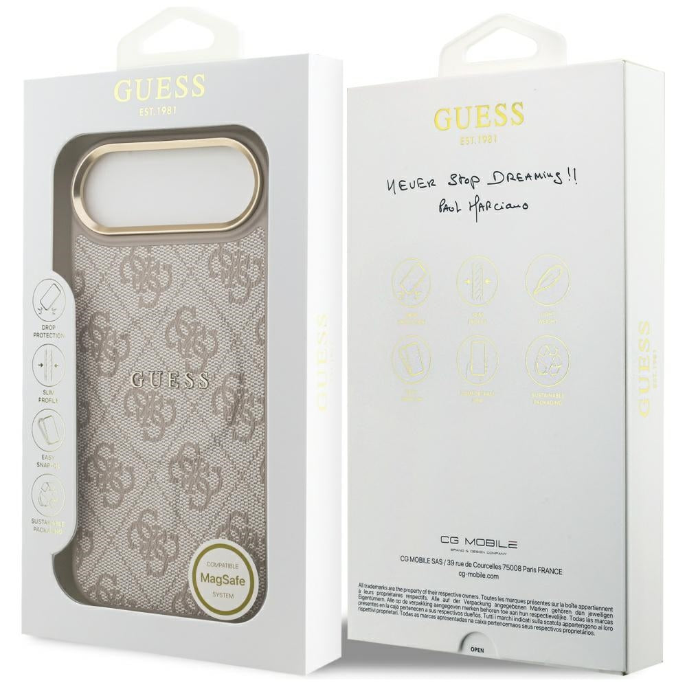 MagSafe-skal för Apple iPhone 17 Air, Guess, 4G Classic, Rosa