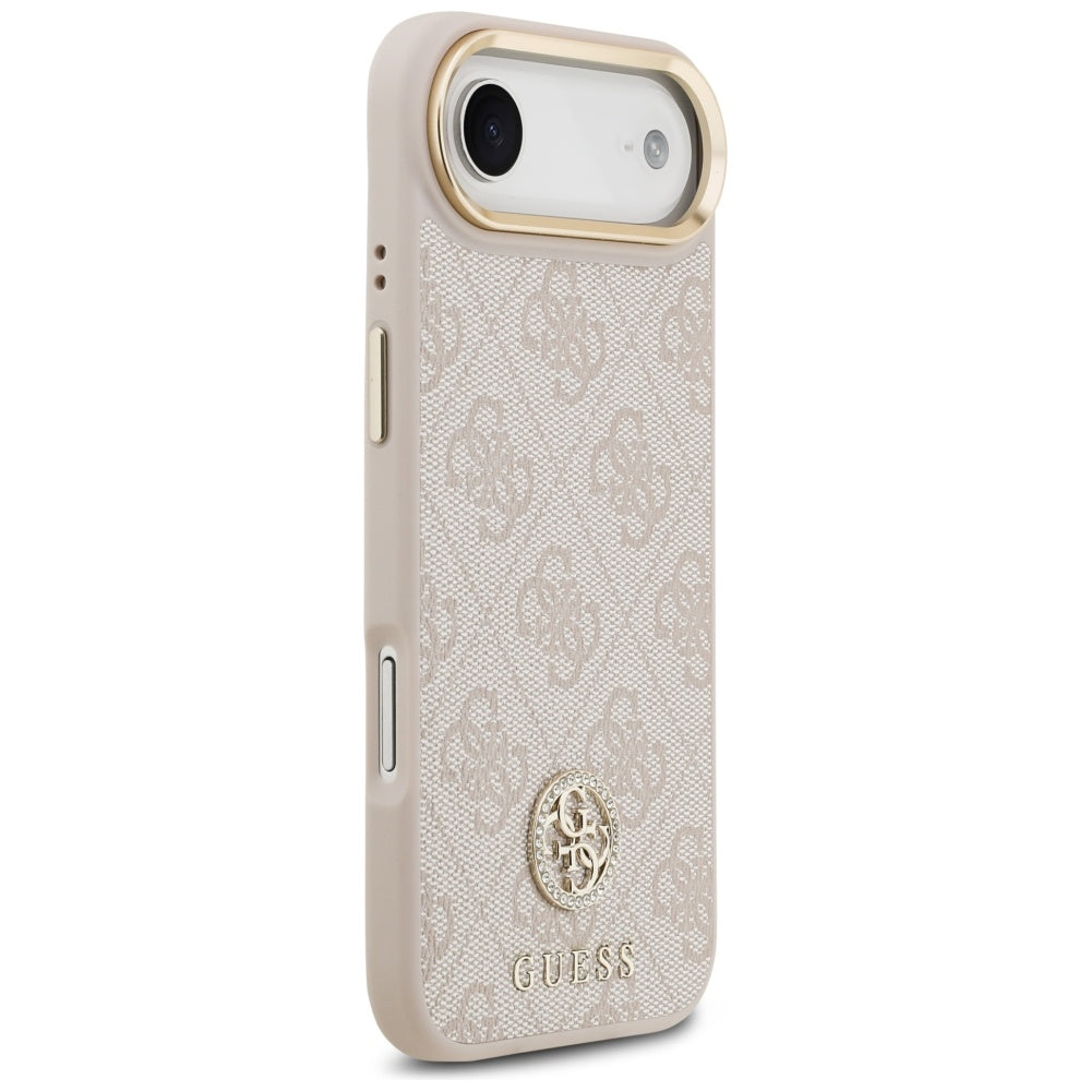 MagSafe-skal för Apple iPhone 17 Air, Guess, 4G Strass Logo, Rosa