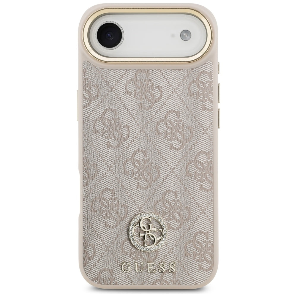 MagSafe-skal för Apple iPhone 17 Air, Guess, 4G Strass Logo, Rosa