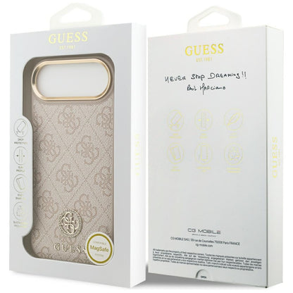 MagSafe-skal för Apple iPhone 17 Air, Guess, 4G Strass Logo, Rosa