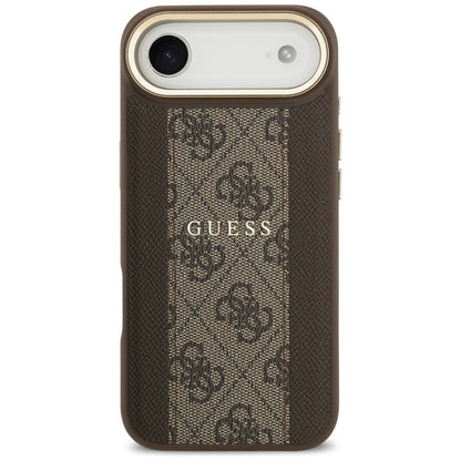 MagSafe-skal för Apple iPhone 17 Air, Guess, 4G Stripe, Brun