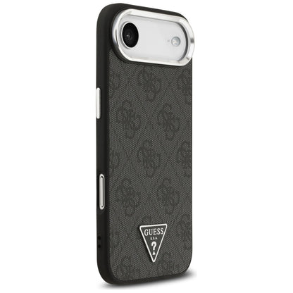MagSafe-skal för Apple iPhone 17 Air, Guess, 4G Triangle Logo, Svart Silver