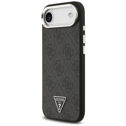 MagSafe-skal för Apple iPhone 17 Air, Guess, 4G Triangle Logo, Svart Silver