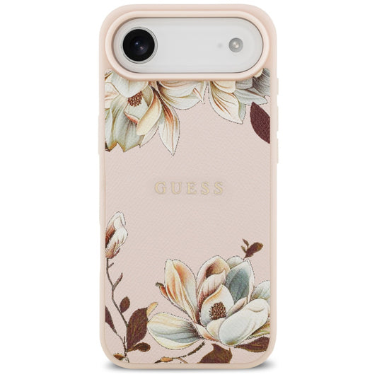 MagSafe-skal för Apple iPhone 17 Air, Guess, Grained Flowers, Rosa