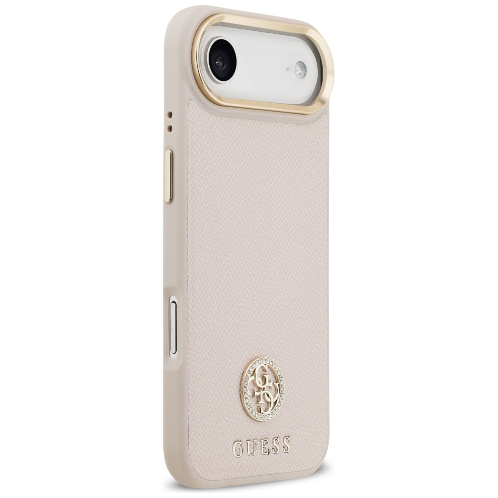 MagSafe-skal för Apple iPhone 17 Air, Guess, Grained Strass Logo, Rosa