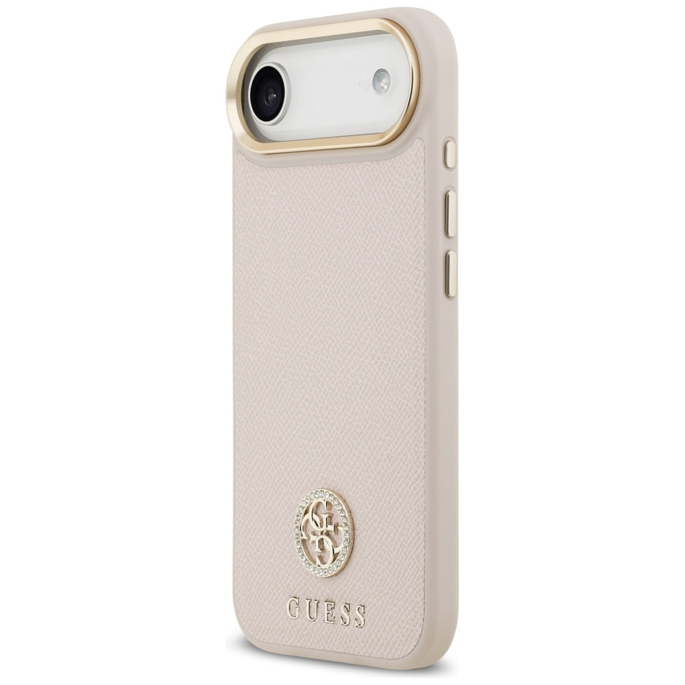MagSafe-skal för Apple iPhone 17 Air, Guess, Grained Strass Logo, Rosa
