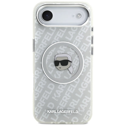 MagSafe-skal för Apple iPhone 17 Air, Karl Lagerfeld, IML Karl`s Head, Grå