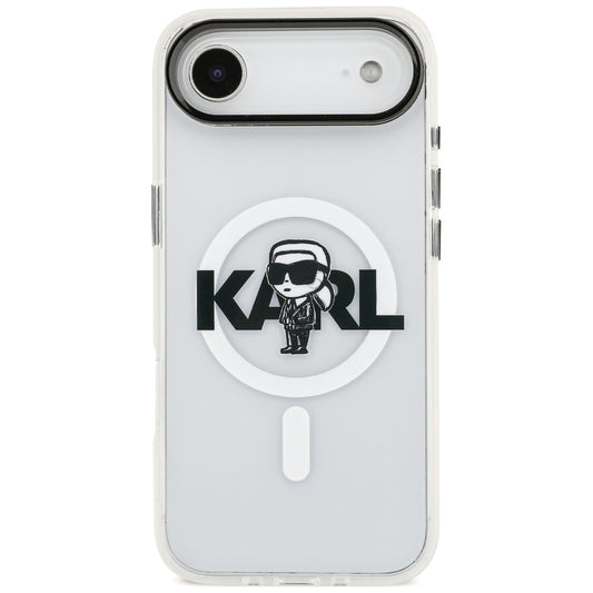 MagSafe-skal för Apple iPhone 17 Air, Karl Lagerfeld, IML Sketch Logo Karl, Transparent