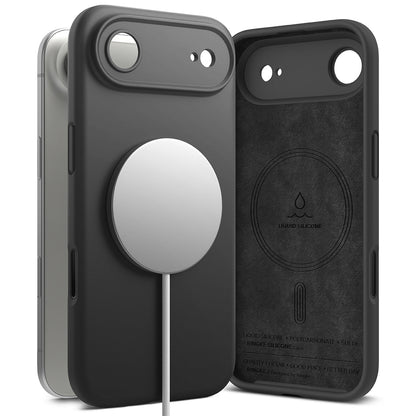 MagSafe-skal för Apple iPhone 17 Air, Ringke, Silikon, Svart