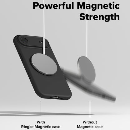 MagSafe-skal för Apple iPhone 17 Air, Ringke, Silikon, Svart