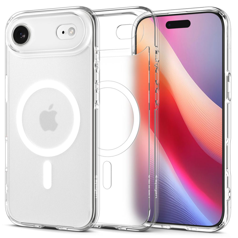 MagSafe-skal för Apple iPhone 17 Air, Spigen, Ultra Hybrid, Frostat Vitt