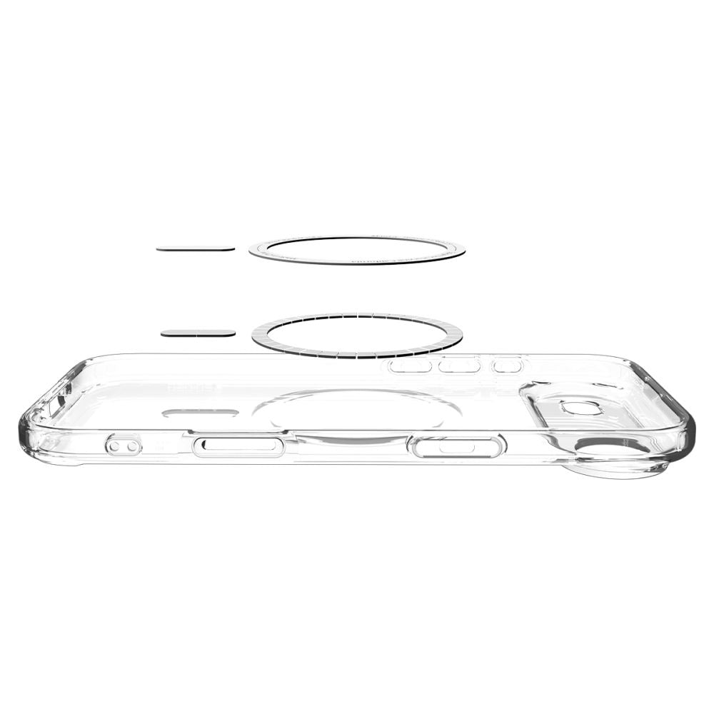 MagSafe-skal för Apple iPhone 17 Air, Spigen, Ultra Hybrid, Frostat Vitt