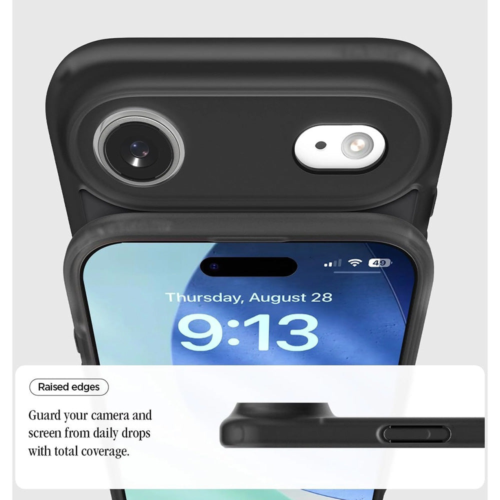 MagSafe-skal för Apple iPhone 17 Air, Spigen, Ultra Hybrid Classic, Svart
