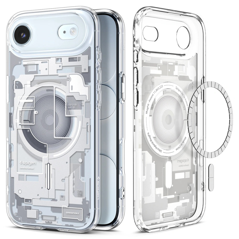 MagSafe-skal för Apple iPhone 17 Air, Spigen, Ultra Hybrid Zero One, Vit