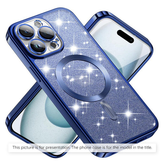 MagSafe-skal för Apple iPhone 17 Air, Techsuit, Luxury Glitter, Blå
