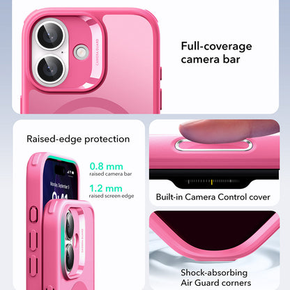 MagSafe-skal för Apple iPhone 17, ESR, Classic Hybrid, Satinrosa