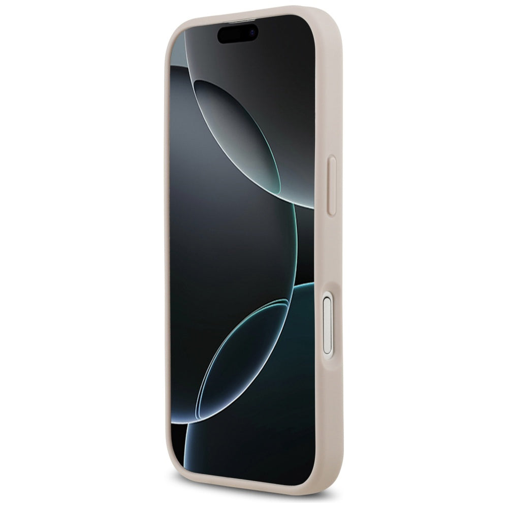 MagSafe-skal för Apple iPhone 17, Guess, 4G Circle Classic Logo, Rosa