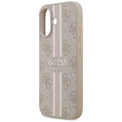 MagSafe-skal för Apple iPhone 17, Guess, 4G Printed Stripes, Rosa