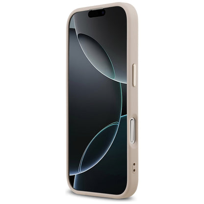 MagSafe-skal för Apple iPhone 17, Guess, 4G Triangle Logo, Guldrosa