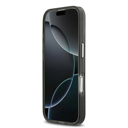 MagSafe Case for Apple iPhone 17, Guess, IML Gradient Triangle Logo, Black