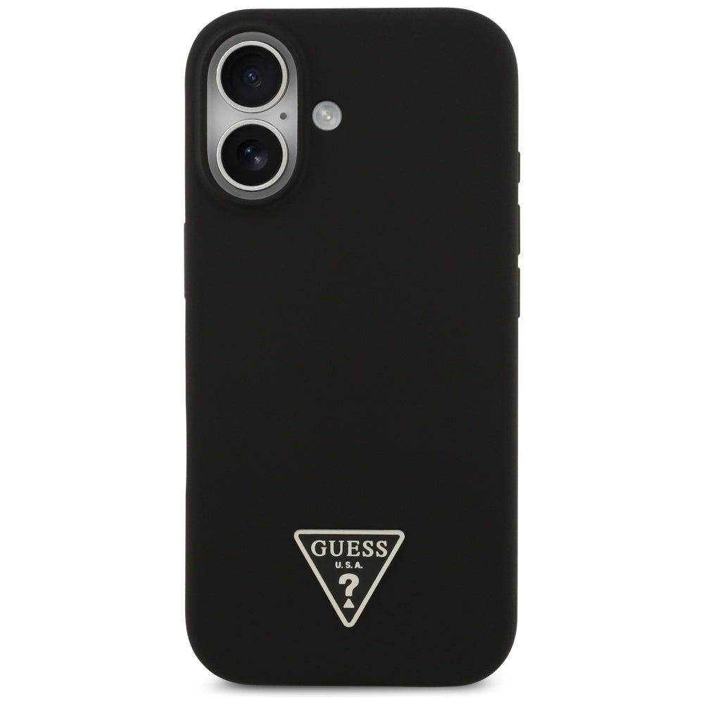 MagSafe Case for Apple iPhone 17, Guess, Triangle Logo, Black
