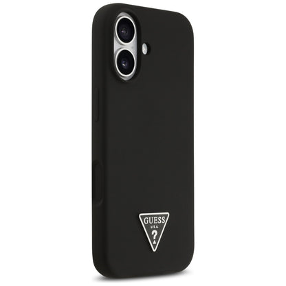 MagSafe Case for Apple iPhone 17, Guess, Triangle Logo, Black