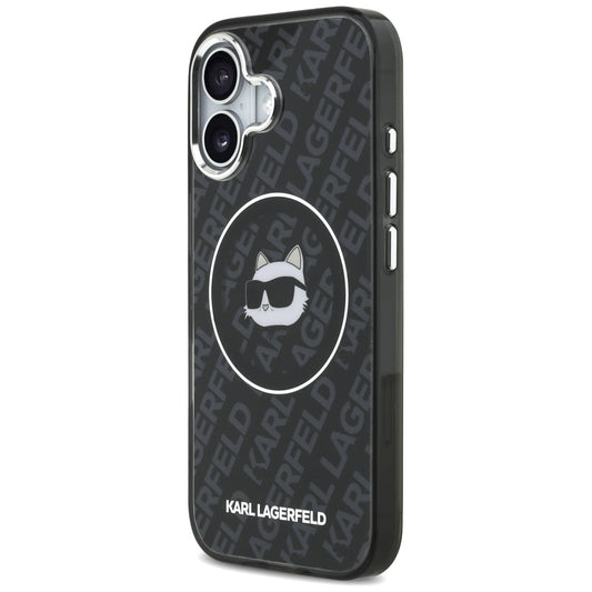 MagSafe Case for Apple iPhone 17, Karl Lagerfeld, IML Choupette's Head, Black