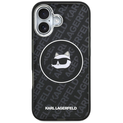 MagSafe Case for Apple iPhone 17, Karl Lagerfeld, IML Choupette's Head, Black