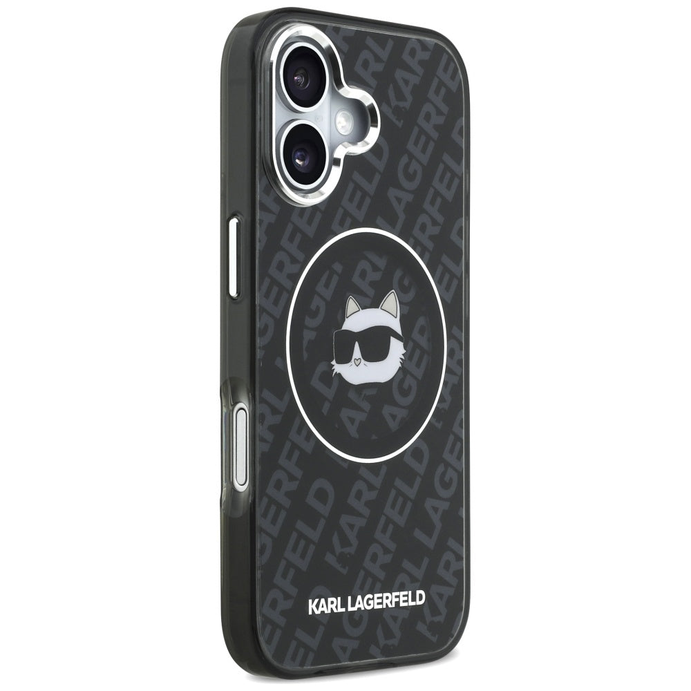 MagSafe Case for Apple iPhone 17, Karl Lagerfeld, IML Choupette's Head, Black