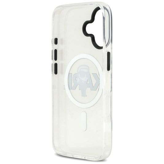 MagSafe-skal för Apple iPhone 17, Karl Lagerfeld, IML Sketch Logo Karl, Transparent