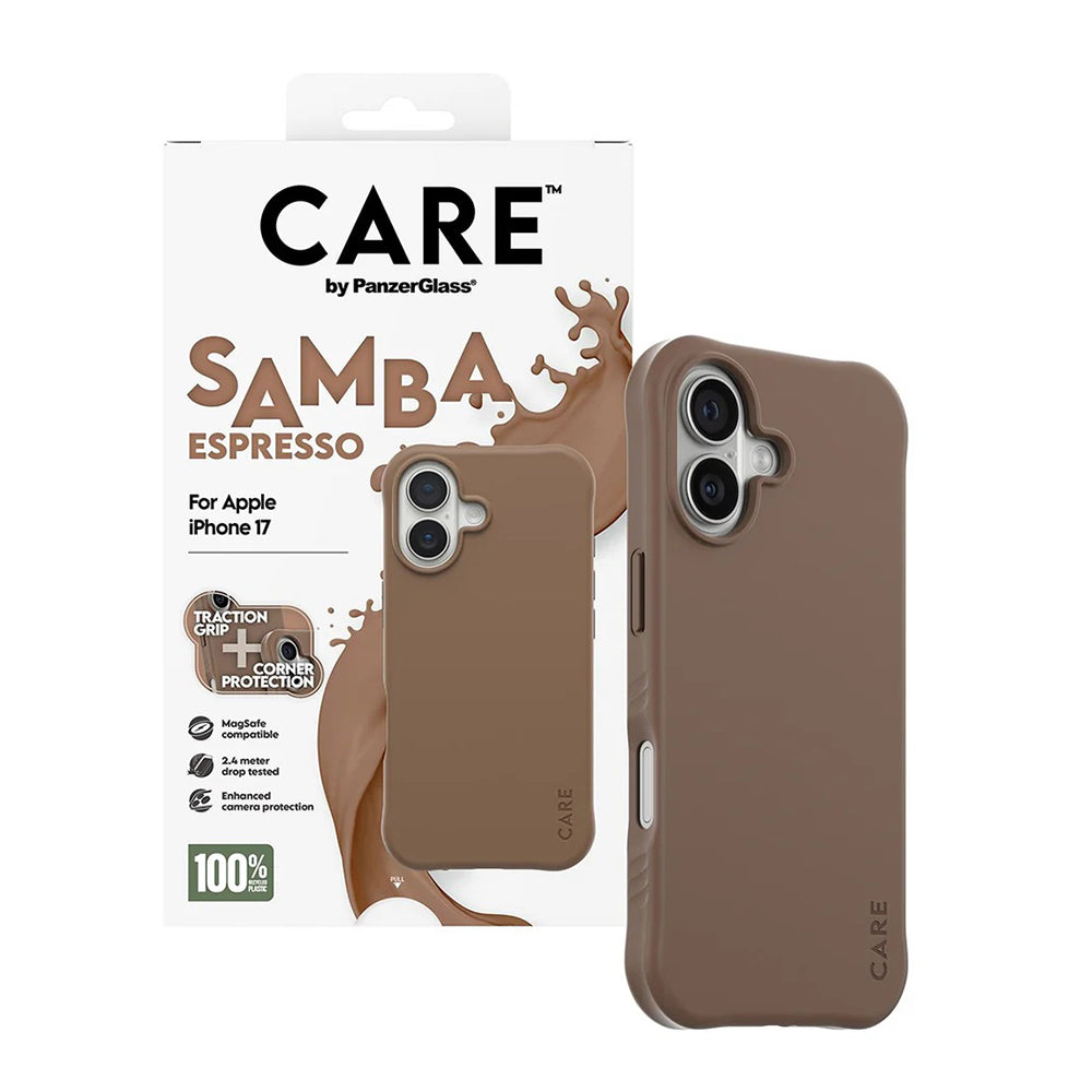 MagSafe-skal för Apple iPhone 17, PanzerGlass, Fashionable Care, Brun