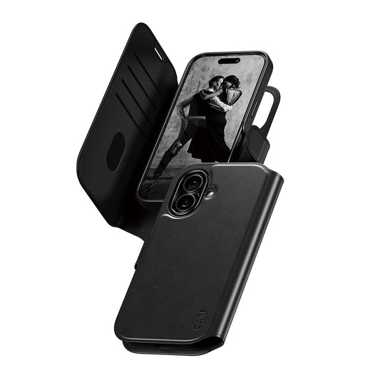 MagSafe-skal för Apple iPhone 17, PanzerGlass, Care Feature Tango Two-in-One, Svart