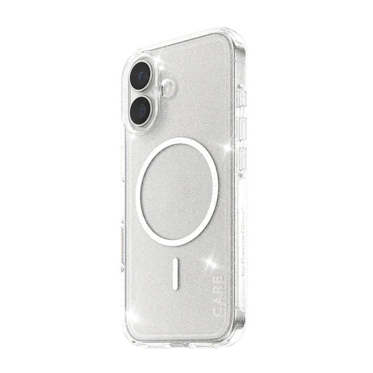 MagSafe-skal för Apple iPhone 17, PanzerGlass, Care Urban Explorer Star Lit, Transparent Vit