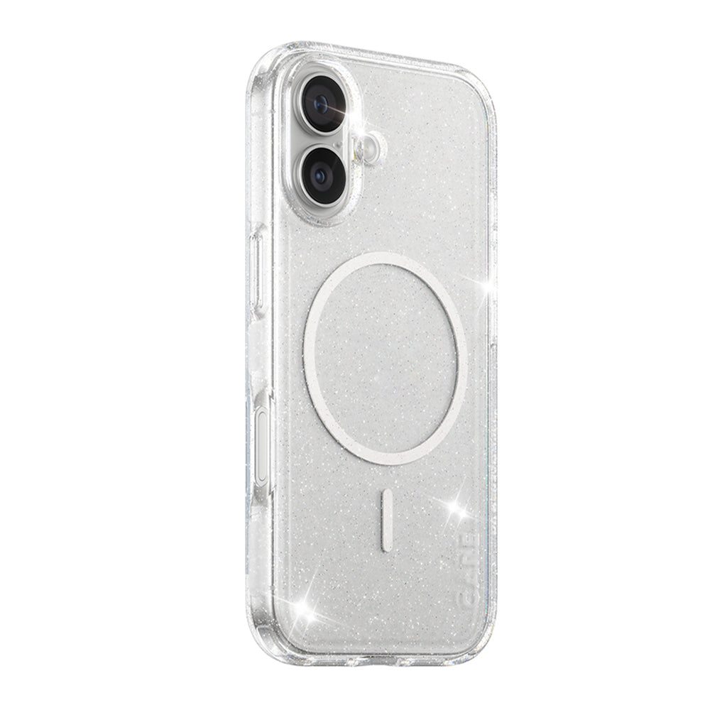 MagSafe-skal för Apple iPhone 17, PanzerGlass, Care Urban Explorer Star Lit, Transparent Vit