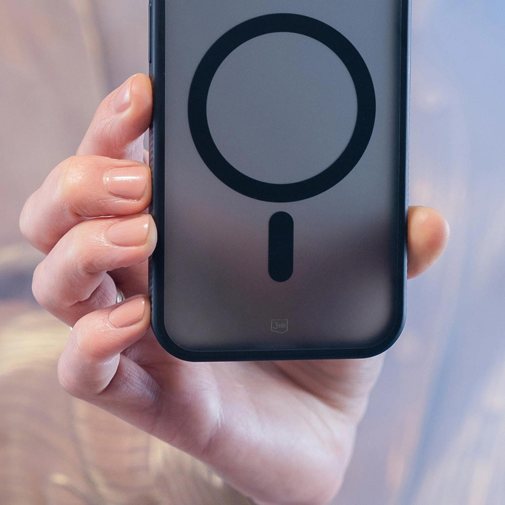 MagSafe-fodral för Apple iPhone 17 Pro, 3MK, Smoke MagCase, Svart