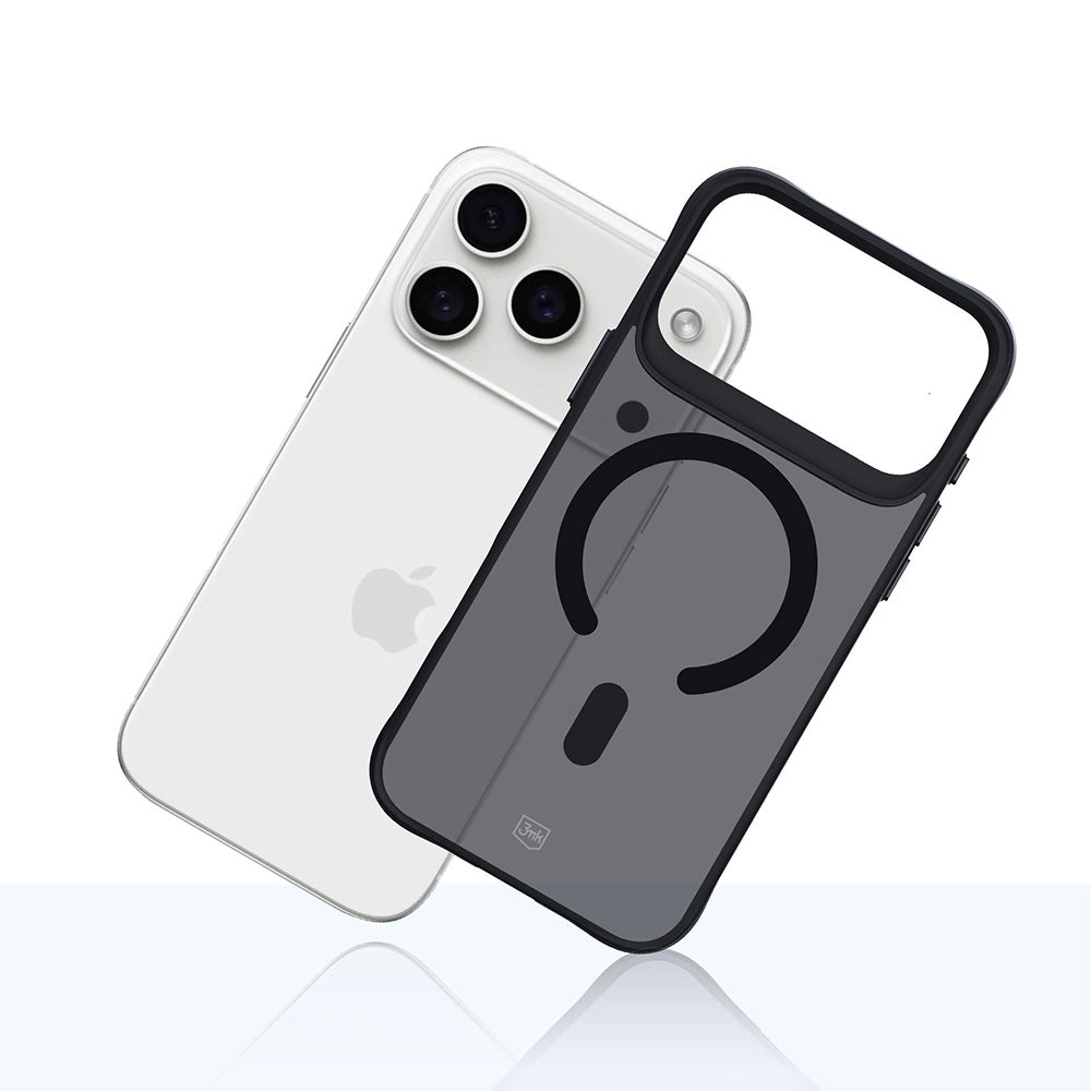 MagSafe-fodral för Apple iPhone 17 Pro, 3MK, Smoke MagCase, Svart