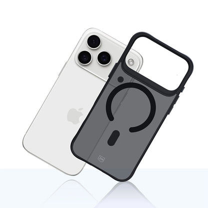 MagSafe-fodral för Apple iPhone 17 Pro, 3MK, Smoke MagCase, Svart