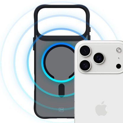 MagSafe-fodral för Apple iPhone 17 Pro, 3MK, Smoke MagCase, Svart