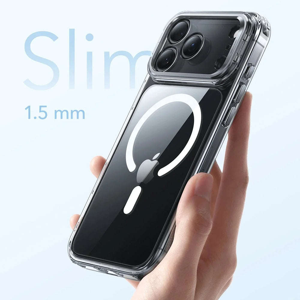 MagSafe-skal för Apple iPhone 17 Pro, ESR, Classic Hybrid Kickstand, Transparent