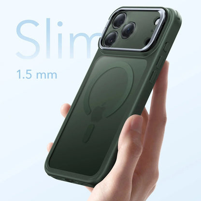 MagSafe-skal för Apple iPhone 17 Pro, ESR, Classic Hybrid Kickstand, Satin Grön