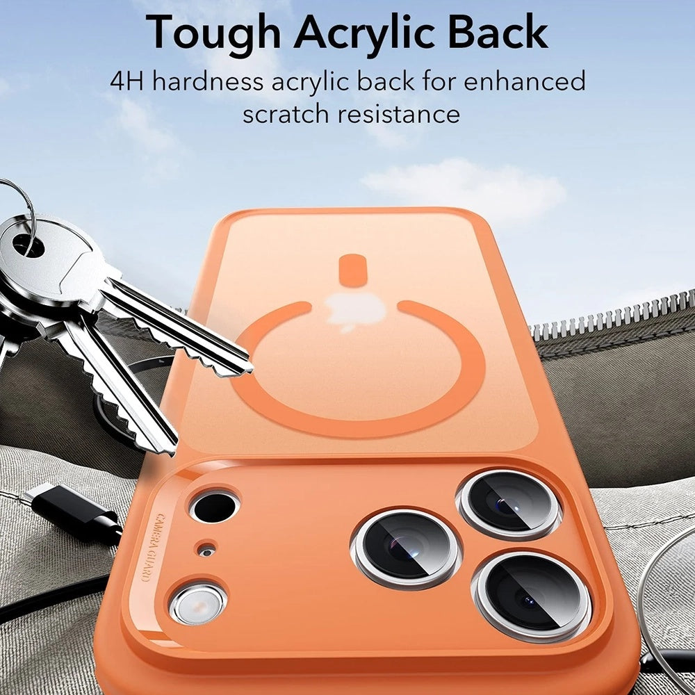 MagSafe Case for Apple iPhone 17 Pro, ESR, Classic Hybrid, Satin Orange