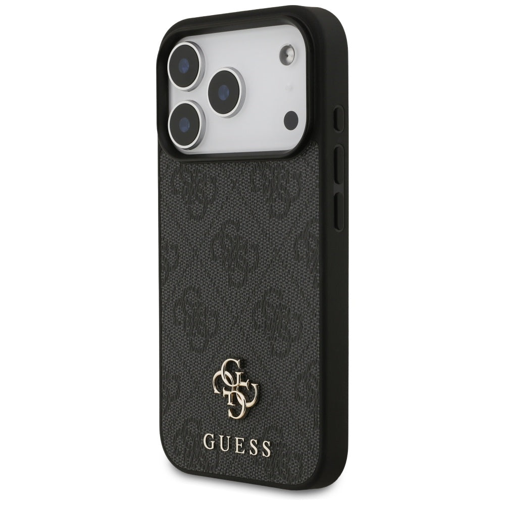 MagSafe-skal för Apple iPhone 17 Pro, Guess, 4G Small and Classic Logo, Svart