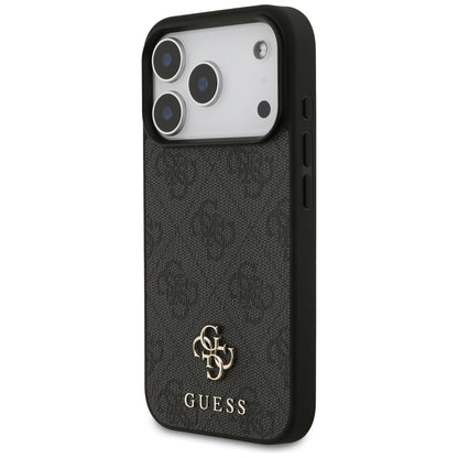 MagSafe-skal för Apple iPhone 17 Pro, Guess, 4G Small and Classic Logo, Svart