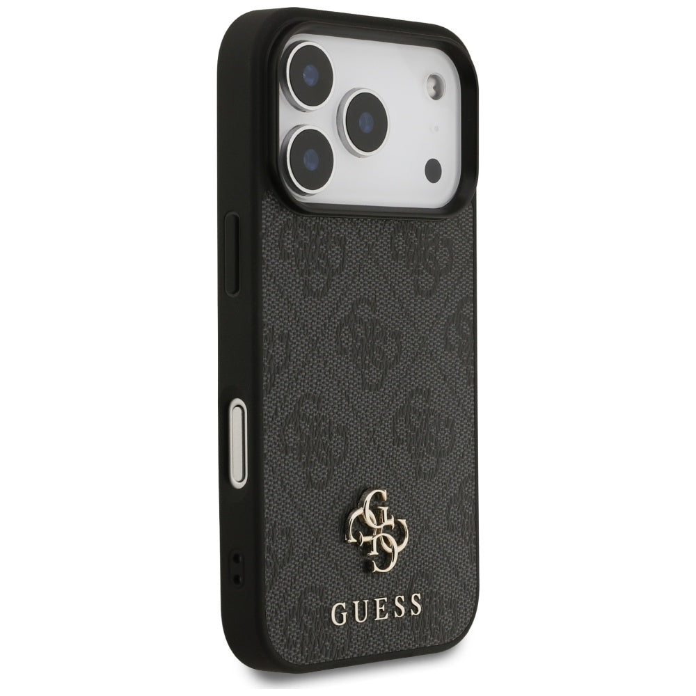 MagSafe-skal för Apple iPhone 17 Pro, Guess, 4G Small and Classic Logo, Svart